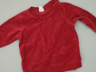 czerwony strój kąpielowy dwuczęściowy: Sweatshirt, H&M, 3-6 months, condition - Good