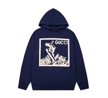 одежда для мма: Мужская толстовка, S (EU 36), Gucci, Б/у, цвет - Синий, Самовывоз, Платная доставка