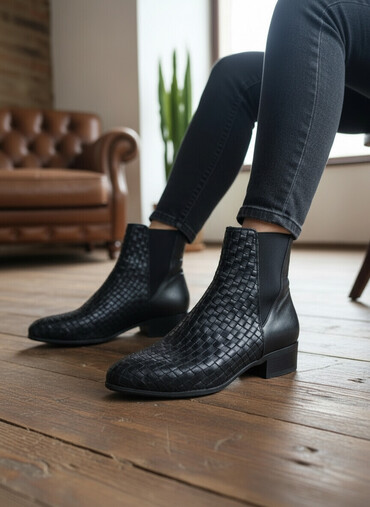 Botinka və botilyonlar: Ölçü: 39, rəng - Qara, Yeni — 2