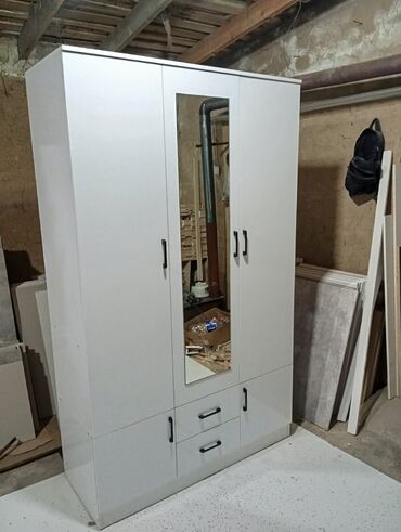 Шкафы для одежды: Шкаф для одежды, Новый, Прямой, ЛДСП — 7