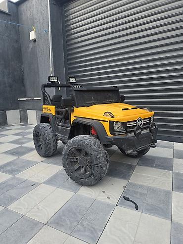 kvadrasikl turbo az: Uşaq üçün elektrikli off-road maşın - Korpus: sarı-qara rəngli, SUV — 1