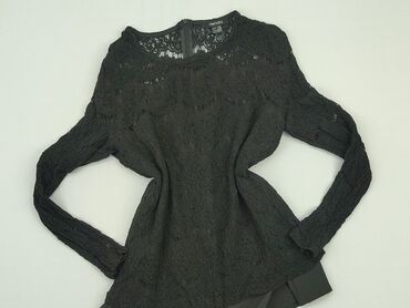 czarne bluzki z nadrukiem: Blouse, Esmara, L (EU 40), condition - Very good