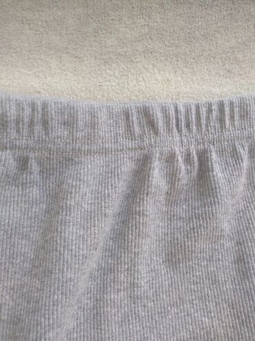 zvonaste pantalone sa dubokim strukom pol: XS (EU 34), S (EU 36), M (EU 38), Midi, bоја - Siva