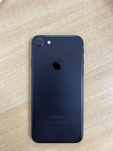 lightning наушник: IPhone 7, Колдонулган, 128 ГБ, Кара, Каптама, 100 %