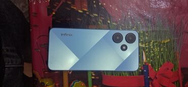 телефон fly ds105d: Infinix HOT 30i, 128 ГБ, цвет - Синий, Сенсорный