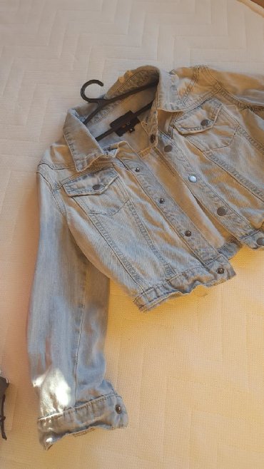 zenske jakne terranova: Teksas jaknica kratka sa tri cetvrt rukavima. vel. xs. nosena par puta