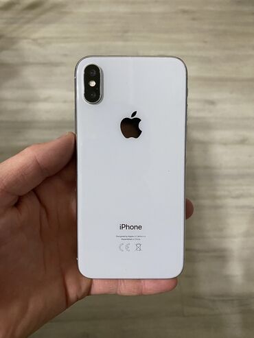 айфн 7: IPhone X, Б/у, 64 ГБ, Белый, 92 %