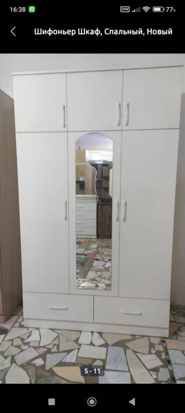 Шкафы для одежды: Шкафы для одежды есть все расцветки доставка по городу Бишкек — 3