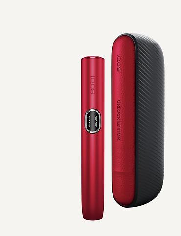 limited edition: IQOS limited edition (qırmızı) tütün qızdırma cihazı və daşıma/şarj — 1