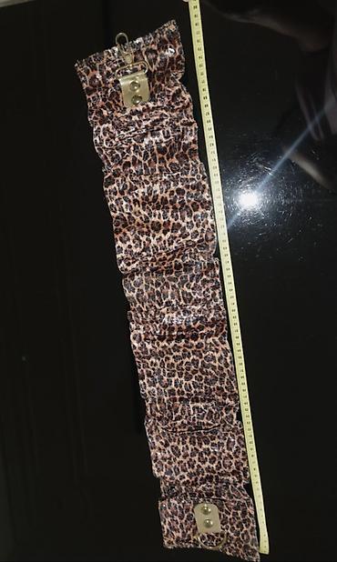 su çanı: Leopar naxışlı asma təşkilatçı/kəmər - Material: parıldayan, suya — 1