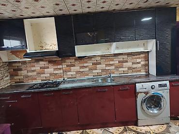 kamen peç: Mətbəx mebeli dəsti və texnika qaz peçi moyka paltar yuyan üstünde — 1
