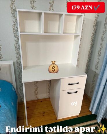 белый стол на кухню: Kompüter masası, Yeni