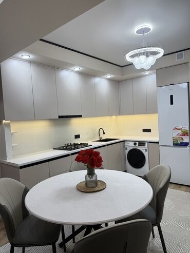 ош продажа квартиры: 2 комнаты, 50 м², Элитка, 4 этаж, Евроремонт