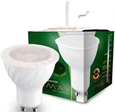 gramofon sa trubom: Brend: Lumax 💡 Model: Lumax ECO LED sijalica GU10 5W, 6500K 🔆 Cena