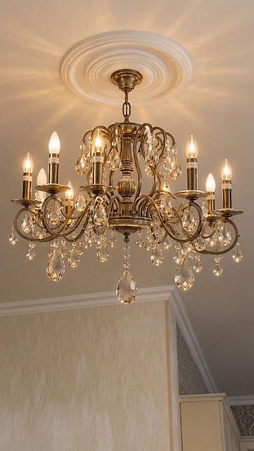 Çılçıraq, 8 lampa, Metal