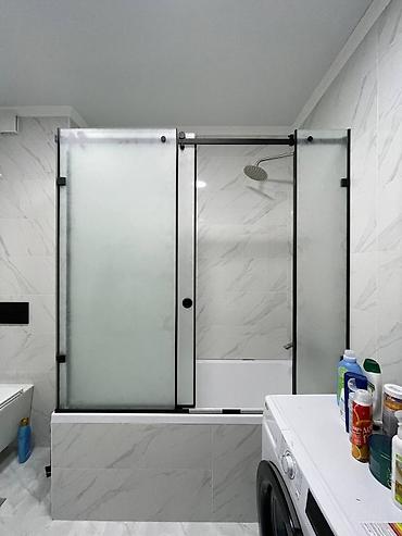 Душевые перегородки и ограждения: 🚿 Стеклянные душевые перегородки из закаленного стекла 8 мм на заказ — 16