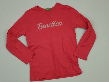 czarna bluzka na ramiączka: Блузка, Benetton, 5-6 р., 110-116 см, стан - Дуже гарний