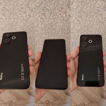 телефон флай 154: Redmi 13, 128 GB, rəng - Qara, Zəmanət, Sensor, Barmaq izi
