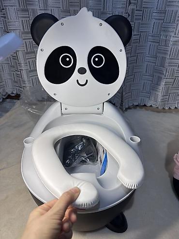 Горшки: Детский горшок в виде панды - Забавный дизайн: фигурка панды с — 5