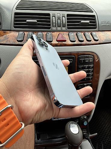 aifon: IPhone 13 Pro Max, Б/у, 128 ГБ, Голубой, Защитное стекло, Чехол, Коробка, 100 % — 6