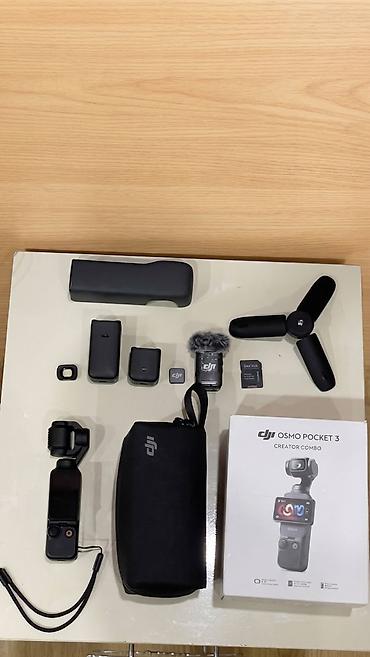 Videokameralar: Dji osmo pocket 3 combo. Tam komplektassiya ilə satılır. Bir ay öncə — 1