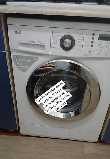 LG önyükləməli paltaryuyan maşın - Model: LG Direct Drive - Yükləmə