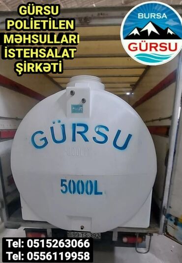 Baklar və çənlər: Bak, Plastik, 10000 l l, Yeni, Pulsuz çatdırılma — 20