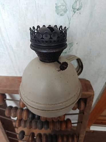 samovar 10 litr: Kerosinli antik lampa başlığı - Material: metal korpus, üst hissədə — 1