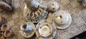 madonna çay dəsti: Çay dəsti, rəng - Ağ, Farfor, Madonna, 6 nəfərlik, Almaniya