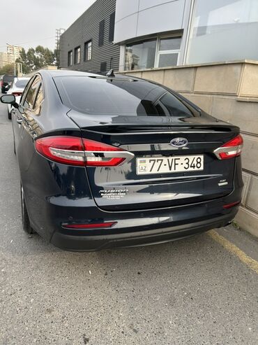 Ford: Ford Fusion sedan - Kuzov: qara rəng, aerodinamik xəttlər, xrom ön — 7