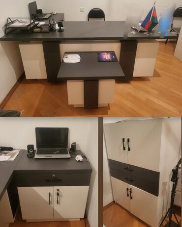 işlənmiş cən: Ofis mebeli tezedir işlenmeyib.dest sekilde satilir. Tumbasi 2