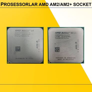 Prosessorlar: Prosessor AMD Athlon II X2 Prosessorlar “AMD AM2/AM2+, 2-3 GHz, 2 nüvə, İşlənmiş