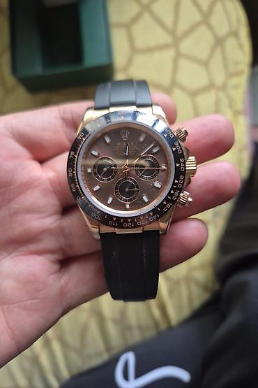 luc qızıl saat: Rolex stilində premium keyfiyyətli kvars mexanizmli xronoqraf qol — 3