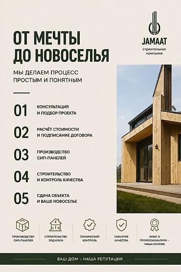 Строительство под ключ: Строительство домов из СИП-панелей «под ключ» от строительной компании — 1