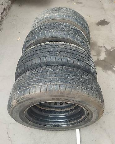 Колеса в сборе 195 / 65 / R 15, Зима, Б/у, Комплект, Легковые, Железные, отверстий - 4