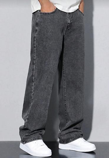 Cinslər: YENİDİR📣Kişi üçün geniş kəsimli jeans şalvar — 3