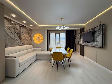 rayan: 2 комнаты, 56 м², Кок-Жар мкр Элитка, 10 этаж, Дизайнерский ремонт — 1
