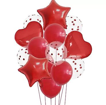 Воздушные шары и принадлежности: Наборы воздушных шаров для оформления праздника, 14 шт. в комплекте — 6