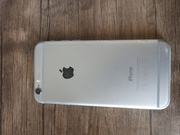 iphone i: IPhone 6, 16 GB, Gümüşü, Barmaq izi