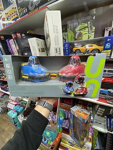 baby brezza: Игровой набор «Karting Bumper Cars» — дуэль мини-картов с эффектом — 1
