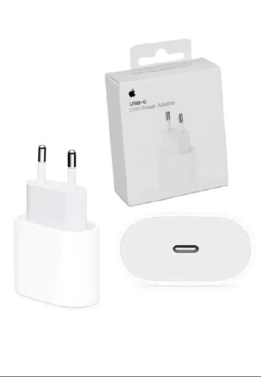 apple telefon qiymetleri: Adapter Apple, 20 Vt, Yeni