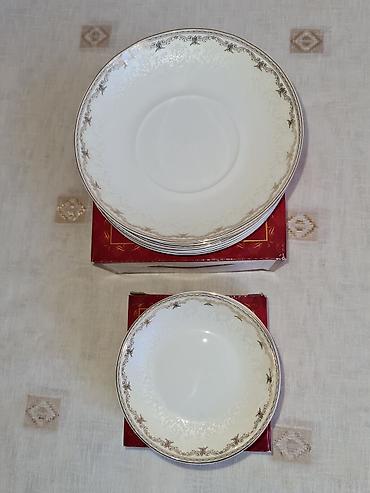 acar desdi: Nəlbəkilər, 6 ədədli dəst, rəng - Ağ, Farfor, Türkiyə — 3