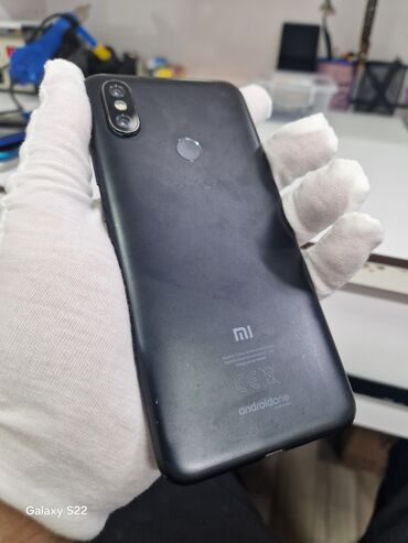 telefon ikinci əl: Xiaomi Mi A2, 64 GB, rəng - Qara, 
 Barmaq izi