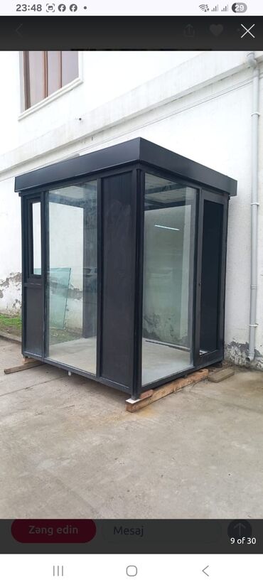 Butkalar, köşklar: Objekt: Mühafizə və ya kassir üçün mobil post/kiosk kabinəsi Təsvir — 5