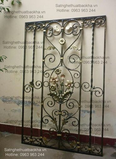 Barmaqlıqlar: Dəmir döymə pəncərə barmaqlıqları – dekorativ və təhlükəsiz həll - — 27