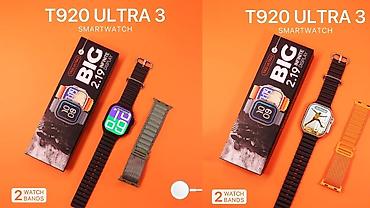 Kateqoriya: Smart saatlar Brend: No Brand Model: T920 Ultra 3 (orange) — 1