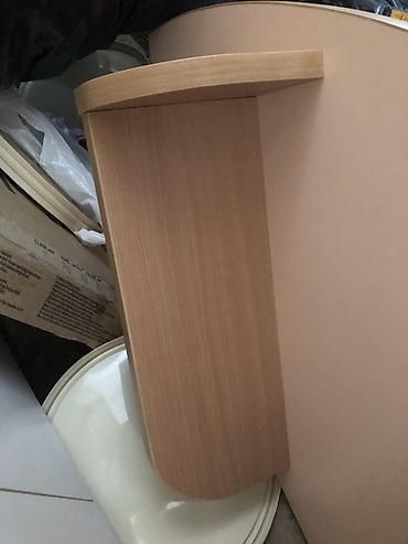 ikea ormari za sobu: Polica za zid – polukružna, drvena - Materijal: iverica/medijapan sa — 4