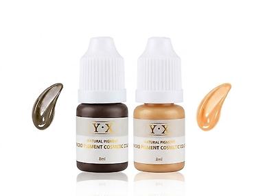 принтер тату: Пигменты для перманентного макияжа Y•X Natural Pigment — 1