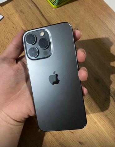 13 айфон 128: IPhone 13 Pro, Колдонулган, 128 ГБ, Black Titanium, Каптама, 86 %