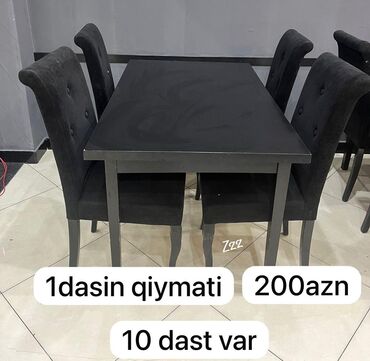 mebeller ve qiymetleri 2019: Masa desti 10dəst var bir dəstin qiyməti 200azn satılır ünvan Axmedli